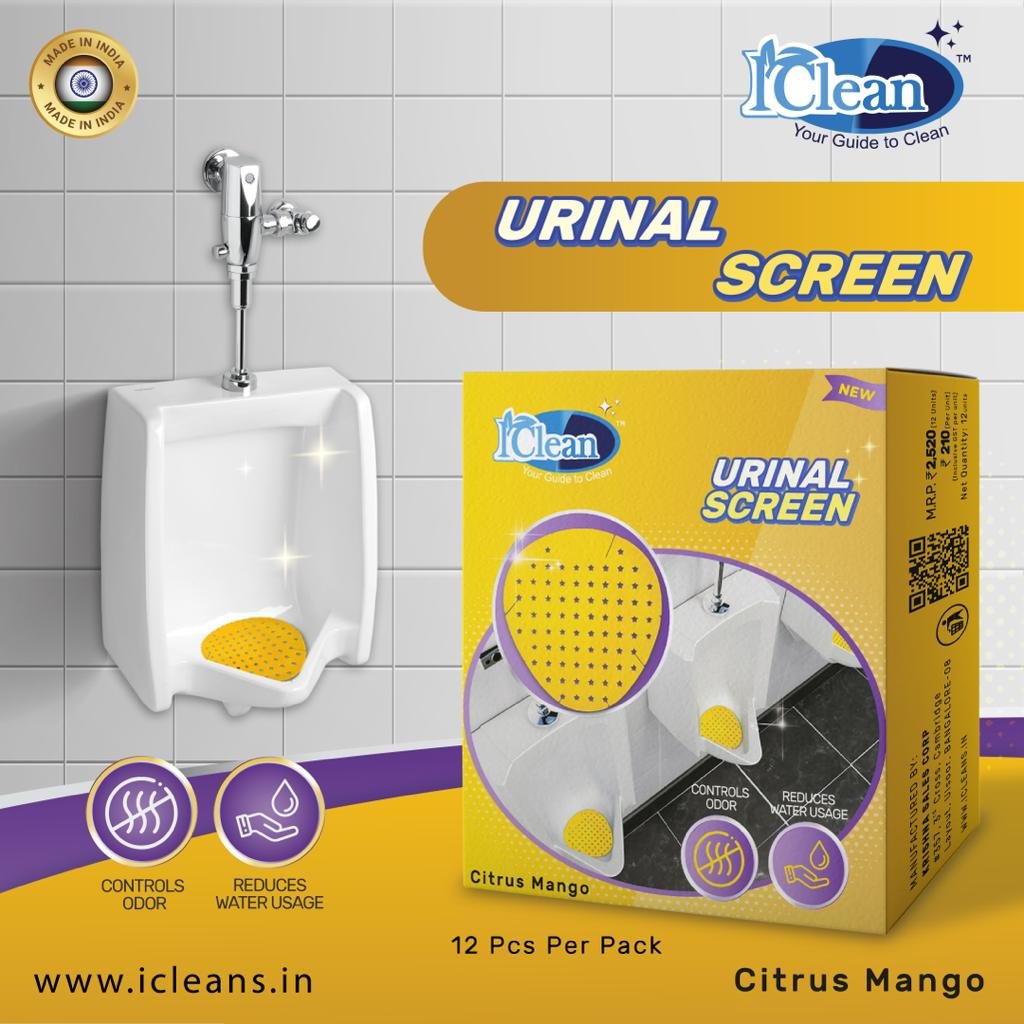 iClean Urinal Screen – Citrus Mango (Pack of 12) - Image 2
