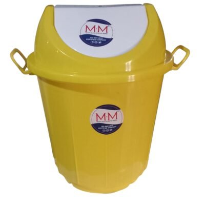 25 Ltr swing dustbin yellow