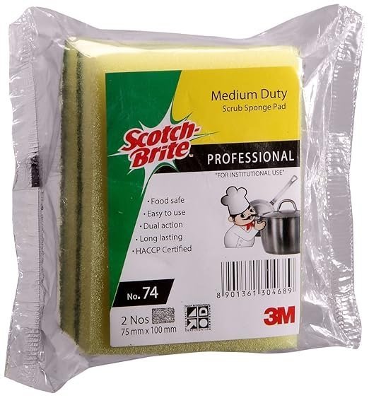 Scotch brite with sponge 3M