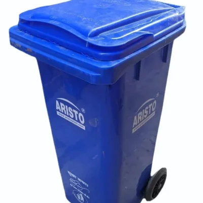 Aristo 120 Ltr wheel bin blue
