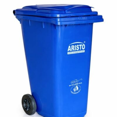 Aristo 240 Ltr wheel dustbin blue