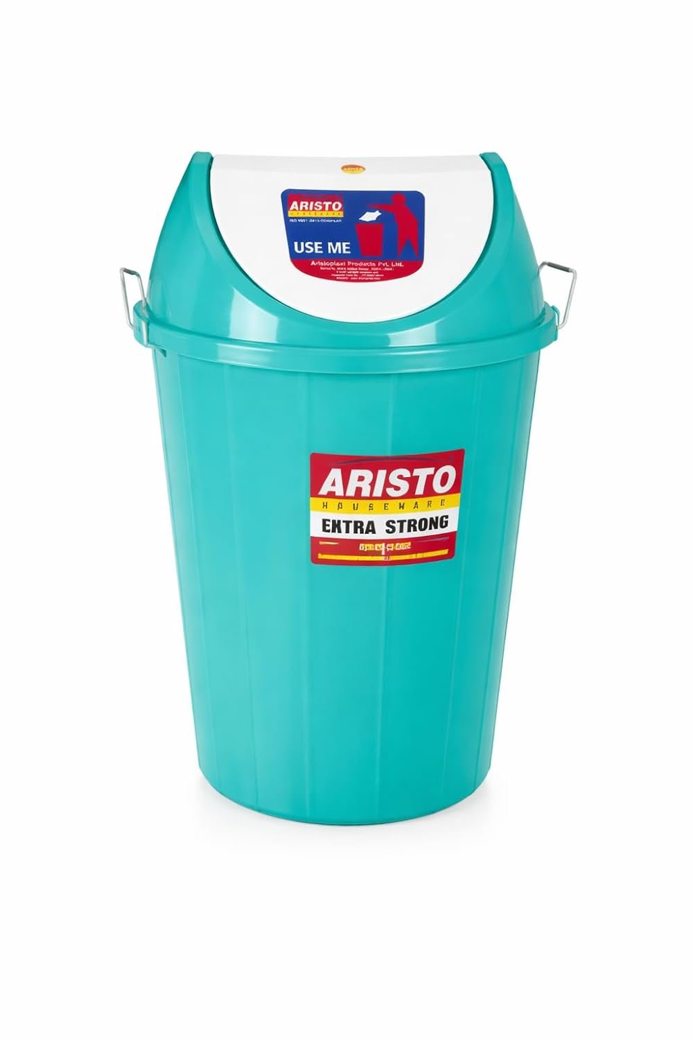 Aristo 60 Ltr swing dustbin green
