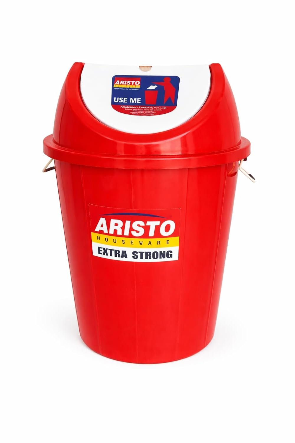 Aristo 32 Ltr swing dustbin red