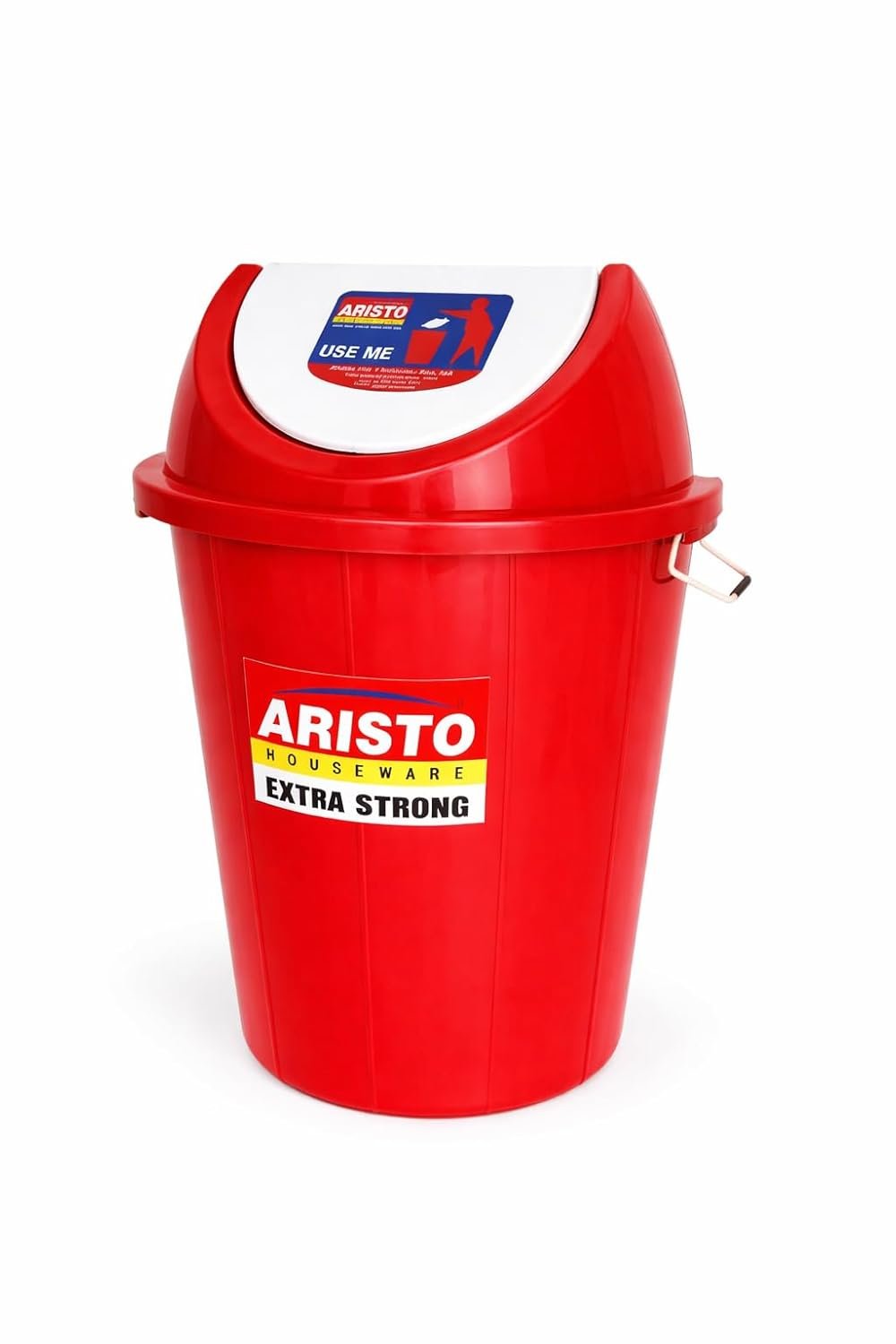 Aristo 32 Ltr swing dustbin red - Image 3