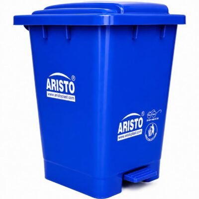Aristo 45 Ltr pedal dustbin blue