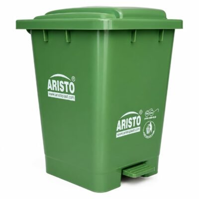 Aristo 45 Ltr pedal dustbin green