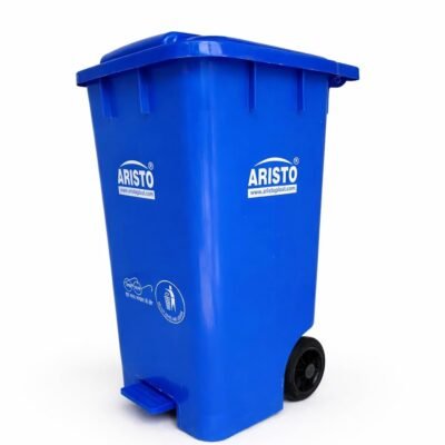 Aristo 65 Ltr pedal dustbin blue