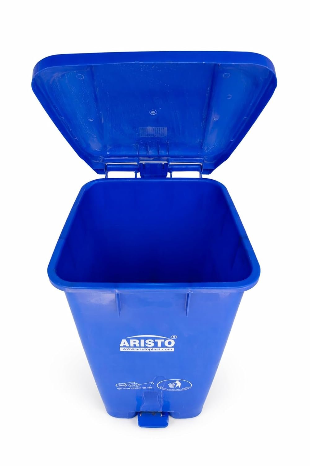Aristo 65 Ltr pedal dustbin blue - Image 2