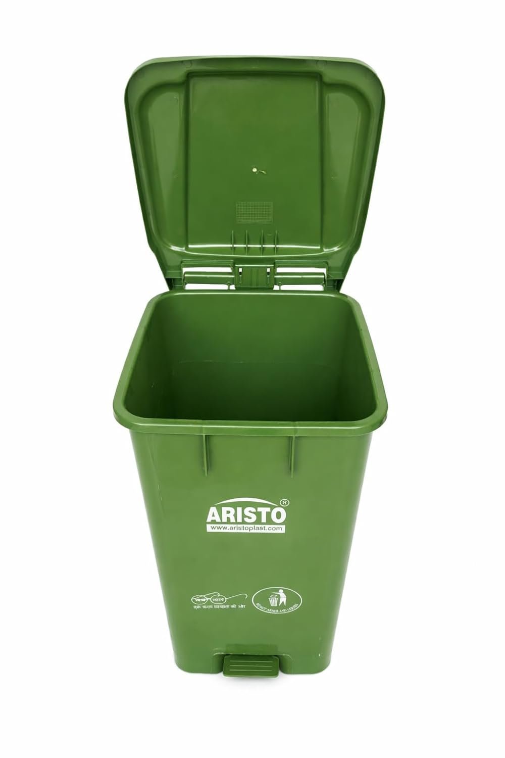 Aristo 70 Ltr pedal dustbin green - Image 2