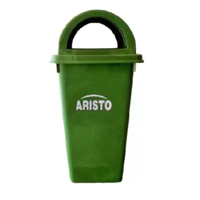 Aristo 110 Ltr Dome Lid Bin green