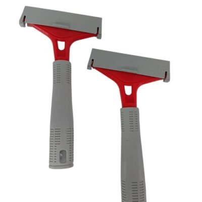 Glass scrapper with handle