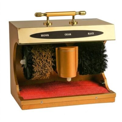 Shoe polish machine